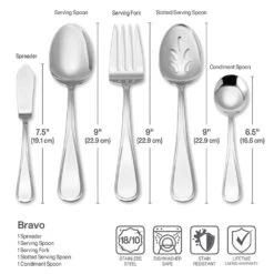 MIKASA Bravo 101 Piece Flatware Set, Service For 12 -Mikasa 101 piece flatware set service for 12 5256020 9