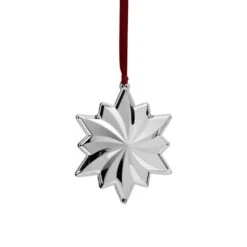 MIKASA 2023 Silver Plated Star Ornament 2nd Edition -Mikasa 2023 Silver Plated Star Ornament 2nd Edition 5299450 5