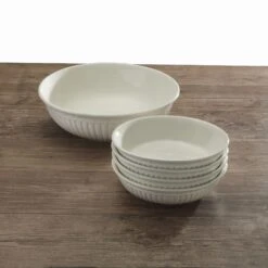 MIKASA Italian Countryside® 5 Piece Pasta Set -Mikasa 5092421 Pasta Set