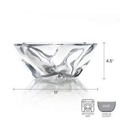 MIKASA Cassia Crystal Bowl -Mikasa 5243480 IG1 cassiaclearbowl