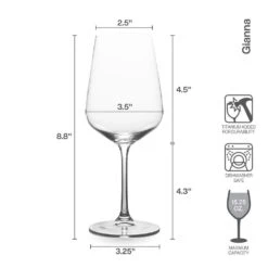 MIKASA Gianna Ombre Blue Set Of 4 White Wine Glasses -Mikasa 5264138 Mikasa Gianna WhiteWine Infographic 250d194b 0f4e 4c56 9c65 e730ca565ab5