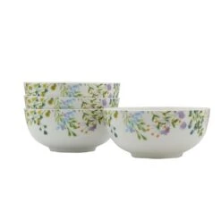 MIKASA Tivoli Garden Set Of 4 Soup Cereal Bowls