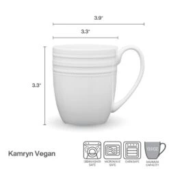 MIKASA Kamryn Vegan Set Of 4 Mugs 7 MIKASA Kamryn Vegan Set Of 4 Mugs -Mikasa Kamryn Set Of 4 Mugs 5309895 4