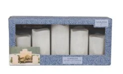 MIKASA Flameless Set Of 5 Wave Pillar LED Candles With Remote -Mikasa Mikasa Set of 5 2 Wax Pillar LED Flameless Candles and Remote 5286025 11