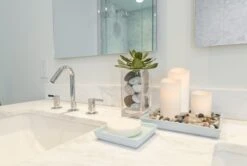 MIKASA Flameless Set Of 5 Wave Pillar LED Candles With Remote -Mikasa Mikasa Set of 5 2 Wax Pillar LED Flameless Candles and Remote 5286025 5