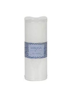 MIKASA Flameless Pillar LED 3x8 Candle 8 MIKASA Flameless Pillar LED 3x8 Candle -Mikasa Mikasa Wax Pillar LED 3x8 Flameless Candle 5286012 4