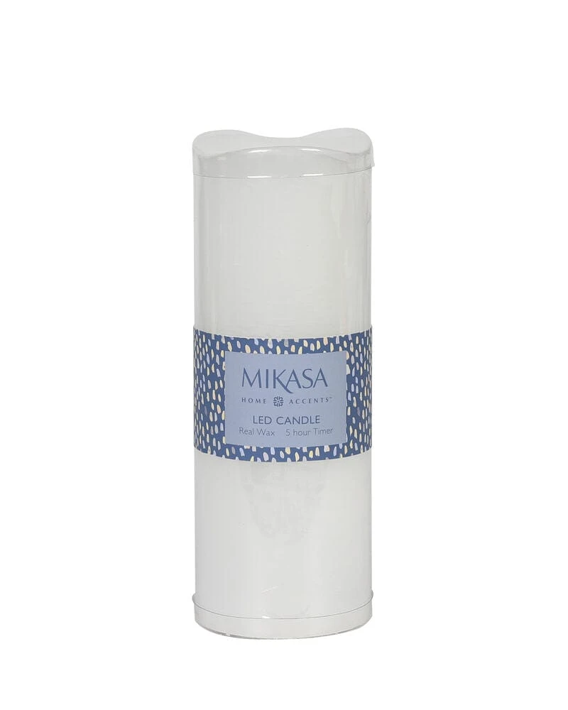 MIKASA Flameless Pillar LED 3x8 Candle 4 MIKASA Flameless Pillar LED 3x8 Candle - Image 4