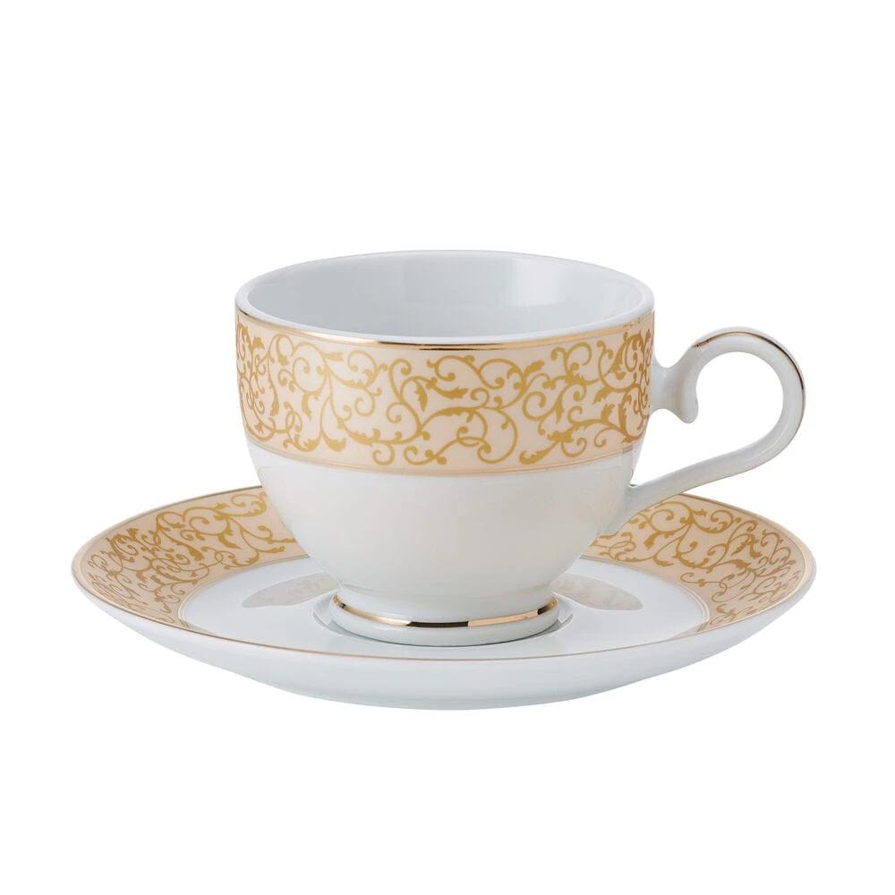 MIKASA Parchment Gold 40 Piece Dinnerware Set, Service For 8 12 MIKASA Parchment Gold 40 Piece Dinnerware Set, Service For 8 - Image 12