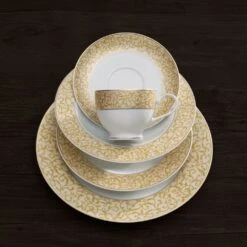 MIKASA Parchment Gold 40 Piece Dinnerware Set, Service For 8 15 MIKASA Parchment Gold 40 Piece Dinnerware Set, Service For 8 -Mikasa Parchment Gold 40 Piece Dinnerware Set 5305130 4