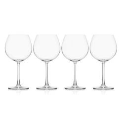 MIKASA Parker Set Of 4 Red Wine Balloon Glasses