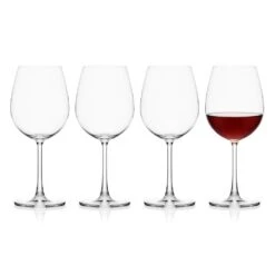 MIKASA Parker Set Of 4 Bordeaux Glasses -Mikasa Parker Set of 4 Bordeaux Glasses 5312383 4 cd7e665f bbad 4351 9495 3942964950b6