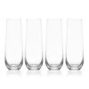 MIKASA Parker Set Of 4 Stemless Flute Glasses