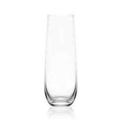 MIKASA Parker Set Of 4 Stemless Flute Glasses -Mikasa Parker Set of 4 Stemless Flute Glasses 5312394 8