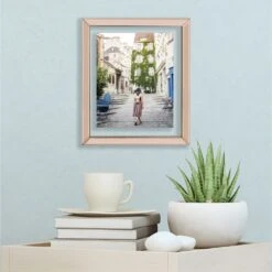 MIKASA Rose Gold Floating Frame, 8 X 10 Inch Photo -Mikasa Rose Gold 10 x 12 Mirror Floating Frame 8 x 10 Inch Photo 5290064 4