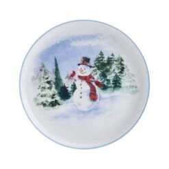 MIKASA Snowman Forest 12 Piece Dinnerware Set, Service For 4 -Mikasa SNOWMAN FOREST 12 PIECE DINNERWARE SET SERVICE FOR 4 5297789 6