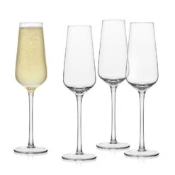 MIKASA Samantha Set Of 4 Flute Glasses