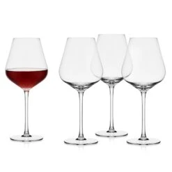 MIKASA Samantha Set Of 4 Red Wine Glasses