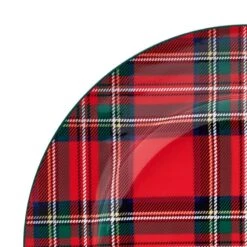 MIKASA Tartan Red 24 Piece Dinnerware Set, Service For 8 -Mikasa Tartan Red 24 Piece Dinnerware Set Service for 8 5311867 10