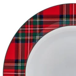 MIKASA Tartan Red 24 Piece Dinnerware Set, Service For 8 -Mikasa Tartan Red 24 Piece Dinnerware Set Service for 8 5311867 9