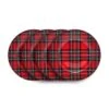 MIKASA Tartan Red Set Of 4 Salad Plates