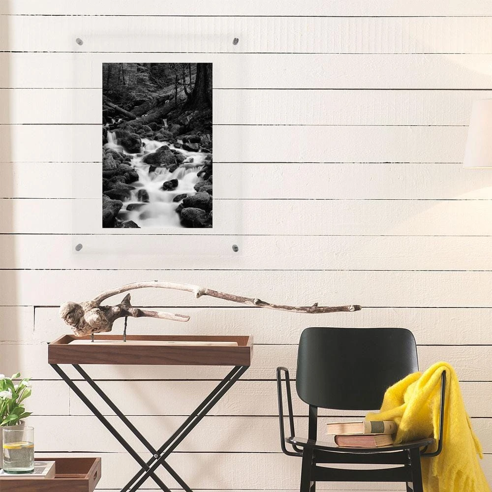 MIKASA Acrylic And Silver 16 X 20 Floating Wall Frame, 11 X 14 Photo 2 MIKASA Acrylic And Silver 16 X 20 Floating Wall Frame, 11 X 14 Photo - Image 2