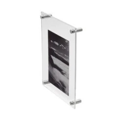 MIKASA Acrylic 8 X 10 Floating Wall Frame, 5 X 7 Photo -Mikasa acrylic floating wall frame 5 x 7 5256322 3