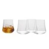 MIKASA Aline Set Of 4 Double Old Fashioned Whiskey Glasses