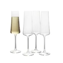 MIKASA Aline Set Of 4 Flute Glasses