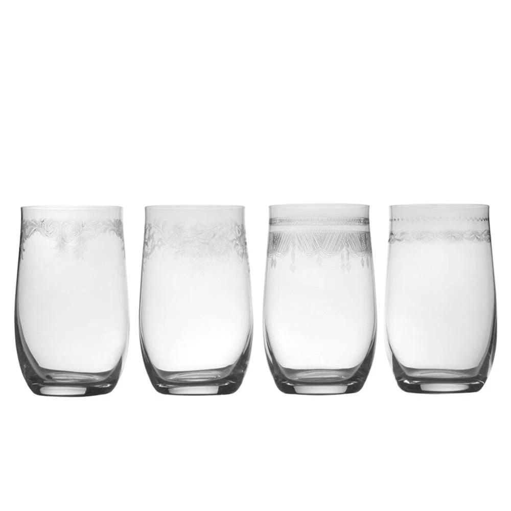 MIKASA Amelia Set Of 4 Highball Glasses 1 MIKASA Amelia Set Of 4 Highball Glasses