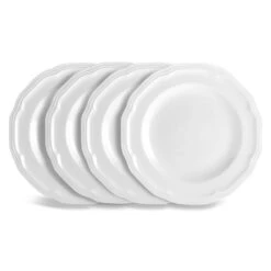 MIKASA Antique White Bread And Butter Plate, Set Of 4