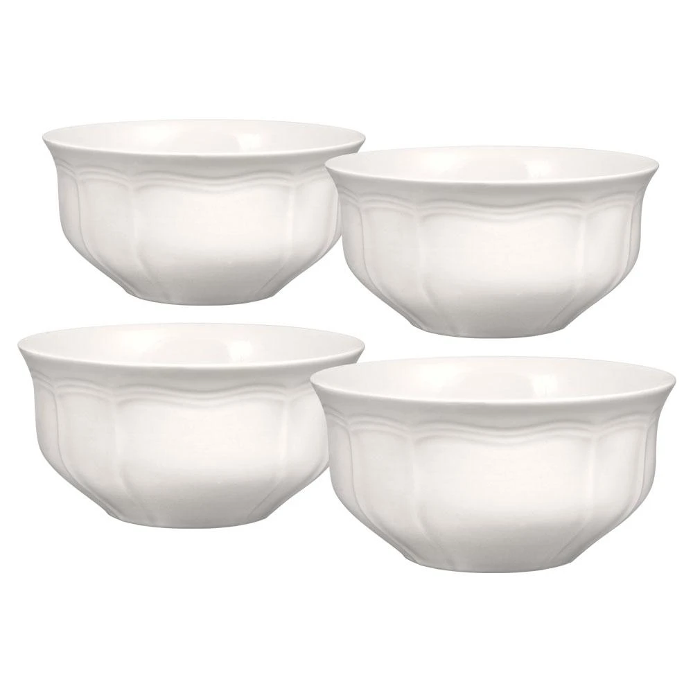 MIKASA Antique White Cereal Bowl, Set Of 4 1 MIKASA Antique White Cereal Bowl, Set Of 4