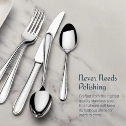 MIKASA Arturo 20 Piece Flatware Set, Service For 4 -Mikasa arturo 20 piece flatware set service for 4 5290527 3
