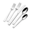 MIKASA Barrett 45 Piece Flatware Set, Service For 8