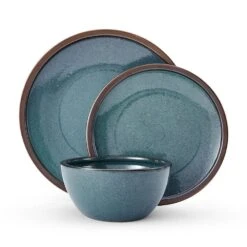MIKASA Barrett Green 12 Piece Dinnerware Set, Service For 4 17 MIKASA Barrett Green 12 Piece Dinnerware Set, Service For 4 -Mikasa barrett green 12 piece dinnerware set service for 4 5293276 7