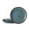 MIKASA Barrett Green Set Of 4 Salad Plates