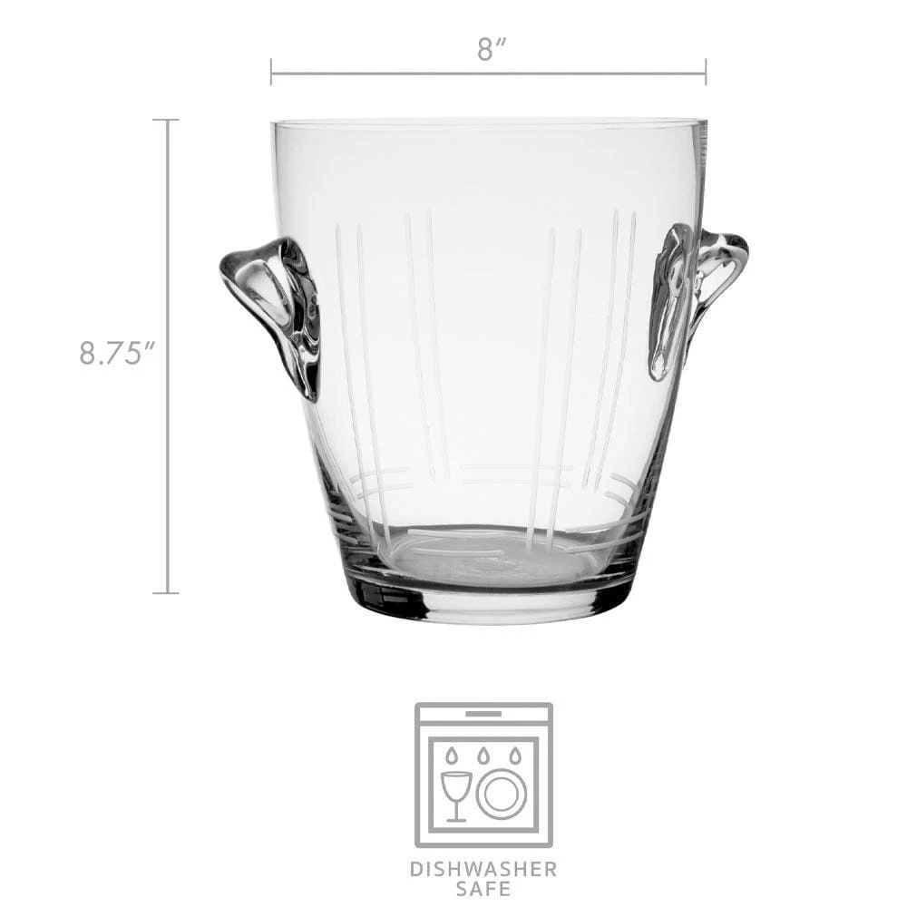 MIKASA Berlin Glass Ice Bucket 4 MIKASA Berlin Glass Ice Bucket - Image 4