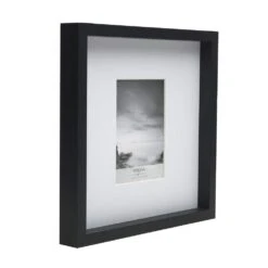 MIKASA Black 16 X 16 Gallery Frame, Matted To 5 X 7 -Mikasa black 16 x 16 gallery frame matted 5 x 7 5197190 6