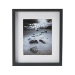 MIKASA Black 12 X 14 Gallery Frame, Matted To 8 X 10