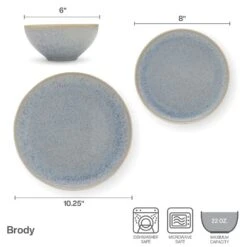 MIKASA Brody 12 Piece Dinnerware Set, Service For 4 -Mikasa brody 12 piece dinnerware set service for 4 5294093 5