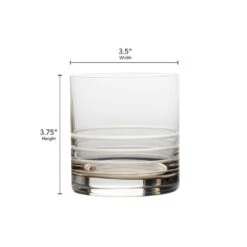 MIKASA Cal Smoke Ombre Set Of 4 Double Old Fashioned Whiskey Glasses -Mikasa cal smoke ombre set of 4 double old fashioned glasses 5287438 5