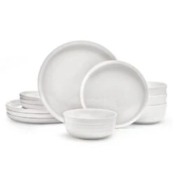 MIKASA Callie 12 Piece Dinnerware Set, Service For 4