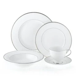 MIKASA Cameo Platinum 5 Piece Place Setting