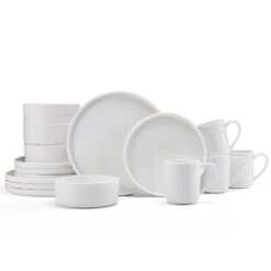 MIKASA Camila 16 Piece Dinnerware Set, Service For 4