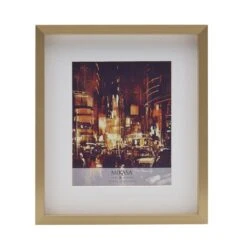 MIKASA Champagne 12 X 14 Gallery Frame, Matted To 8 X 10 -Mikasa champagne matted gallery small frame 8 x 10 5249772 3