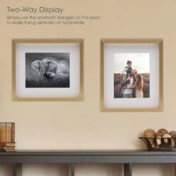 MIKASA Champagne 12 X 14 Gallery Frame, Matted To 8 X 10 -Mikasa champagne matted gallery small frame 8 x 10 5249772 6