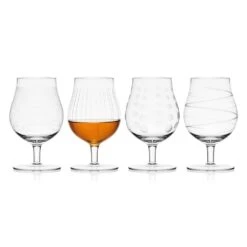 MIKASA Cheers® Set Of 4 Belgian Beer Goblet Glasses