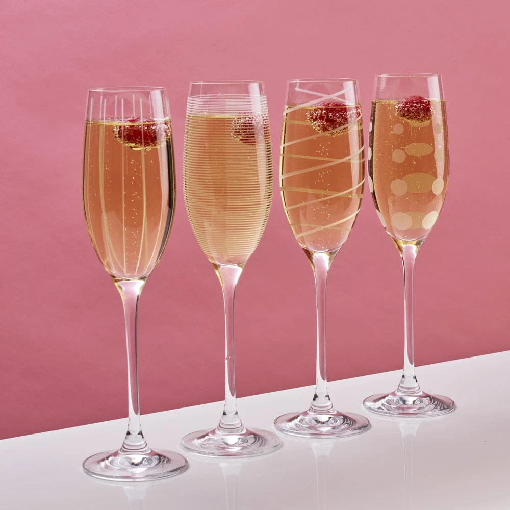 MIKASA Cheers® Set Of 4 Flutes 2 MIKASA Cheers® Set Of 4 Flutes - Image 2