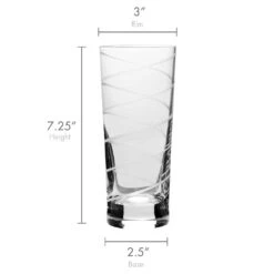 MIKASA Cheers® Set Of 4 Highball Glasses -Mikasa cheers set of 4 highball glasses SW910 412 7