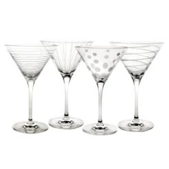 MIKASA Cheers® Set Of 4 Martini Glasses