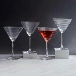 Mikasa -Mikasa cheers set of 4 martini glasses SW910 417 8